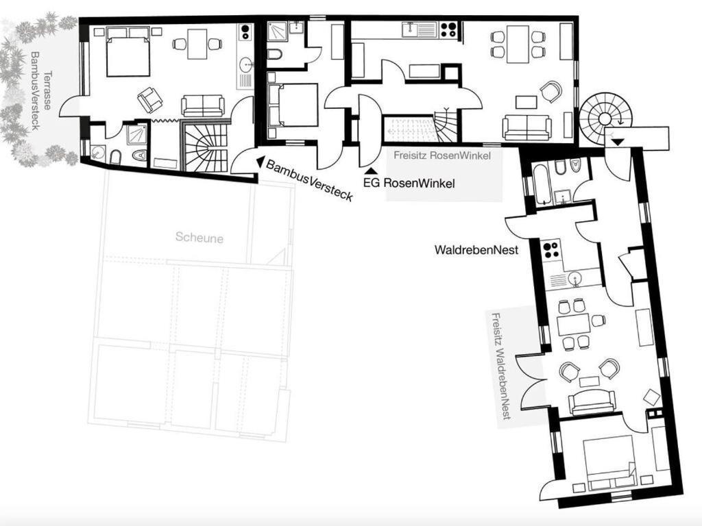 Old Town Hall Apartment In Baden-Wuerttemberg Weilmunster Экстерьер фото